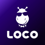 loco live trivia and quiz game show android application logo